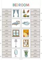 Vista previa - Juegos / Gamificación - Bedroom / Dormitorio: Clip Cards (Tarjetas de pinza para la clase de inglés) - página 3