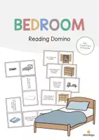 Vista previa - Manualidades / Dibujos para colorear - Bedroom / Dormitorio: Reading Domino (Juego para la clase de inglés) - Portada