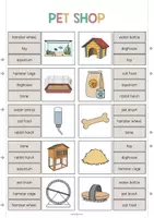 Vista previa - Juegos / Gamificación - Pet Shop / Tienda de animales: Clip Cards (Tarjetas de pinza para la clase de inglés) - página 3