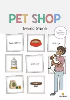 Vista previa - Juegos / Gamificación - Pet Shop / Tienda de animales: Memo Game (Juego para la clase de inglés) - Portada