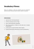 Vista previa - Juegos / Gamificación - Pet Shop / Tienda de animales: Vocabulary Fitness (Fitness de vocabulario) - página 1