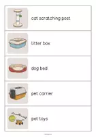 Vista previa - Juegos / Gamificación - Pet Shop / Tienda de animales: Running Dictation (Dictado en movimiento para la clase de inglés) - página 3