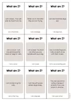 Vista previa - Tarjetas / Manipulativos - Pet Shop / Tienda de animales: What am I? - Cards (Juego de adivinanzas para la clase de inglés) - página 2