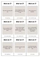 Vista previa - Tarjetas / Manipulativos - Pet Shop / Tienda de animales: What am I? - Cards (Juego de adivinanzas para la clase de inglés) - página 3
