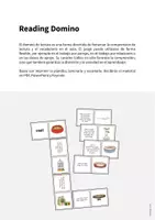 Vista previa - Manualidades / Dibujos para colorear - Pet Shop / Tienda de animales: Reading Domino (Juego para la clase de inglés) - página 1