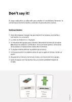 Vista previa - Juegos / Gamificación - Sweets / Dulces: Don’t say it! (Juego para la clase de inglés) - página 1