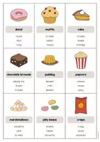 Vista previa - Juegos / Gamificación - Sweets / Dulces: Don’t say it! (Juego para la clase de inglés) - página 3