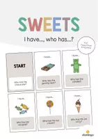 Vista previa - Hojas de trabajo - SWEETS / CANDY: Paquete XXL de materiales para la clase de inglés (Dulces) - página 1
