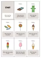 Vista previa - Hojas de trabajo - SWEETS / CANDY: Paquete XXL de materiales para la clase de inglés (Dulces) - página 3