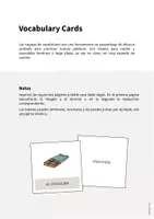 Vista previa - Manualidades / Dibujos para colorear - Sweets / Dulces: Vocabulary Cards (Tarjetas de palabras) - página 1