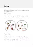 Vista previa - Juegos / Gamificación - Insects / Insectos: Match! (Juego para la clase de inglés) - página 1
