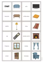 Vista previa - Juegos / Gamificación - Living Room / Sala de estar: Domino (Juego para la clase de inglés) - página 2