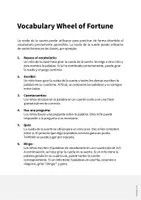Vista previa - Juegos / Gamificación - Living Room / Sala de estar: Vocabulary Wheel of Fortune (Rueda de la suerte para la clase de inglés) - página 1