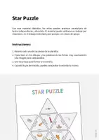 Vista previa - Juegos / Gamificación - In the Sea / En el mar: Star Puzzle (Juego para la clase de inglés) - página 1