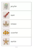Vista previa - Juegos / Gamificación - In the Sea / En el mar: Running Dictation (Dictado en movimiento para la clase de inglés) - página 3