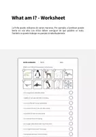 Vista previa - Hojas de trabajo - Arctic & Antarctic / Ártico y Antártida: What am I? - Worksheet (Hoja de trabajo de inglés) - página 1