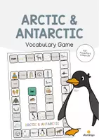Vista previa - Juegos / Gamificación - Arctic & Antarctic / Ártico y Antártida: Vocabulary Game (Juego para la clase de inglés) - Portada