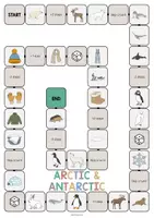 Vista previa - Juegos / Gamificación - Arctic & Antarctic / Ártico y Antártida: Vocabulary Game (Juego para la clase de inglés) - página 2