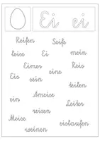 Vorschau - Arbeitsblätter - Ei SchreibLeseblatt - Deckblatt