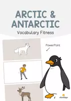 Vista previa - Juegos / Gamificación - Arctic & Antarctic / Ártico y Antártida: Vocabulary Fitness (Fitness de vocabulario) - Portada