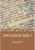 Vorschau - Arbeitsblätter - Übungen zu gerund und gerund or infinitive - Deckblatt