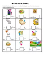 Aperçu - Jeux - MES PETITES SYLLABE 3 - Page de couverture