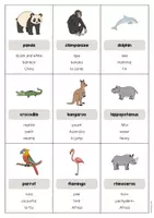 Vista previa - Juegos / Gamificación - Zoo Animals / Animales del zoo: Don’t say it! (Juego para la clase de inglés) - página 3