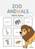 Vista previa - Juegos / Gamificación - Zoo Animals / Animales del zoo: Memo Game (Juego para la clase de inglés) - Portada