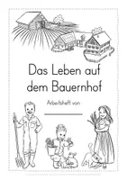 Vorschau - Arbeitsblätter - Bauernhof Tiere Rind Schwein Huhn Arbeitsheft - Seite 3