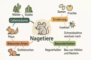 Vorschau - Arbeitsblätter - Lernposter + Arbeitsblatt "Nagetiere" + Onlineübung & MP3 + Mindmap + Infografik - Seite 3