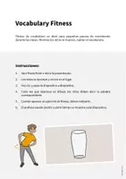 Vista previa - Juegos / Gamificación - Kitchen / Cocina: Vocabulary Fitness (Fitness de vocabulario) - página 1