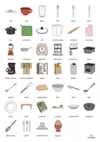Vista previa - Juegos / Gamificación - Kitchen / Cocina: Vocabulary Fitness (Fitness de vocabulario) - página 2