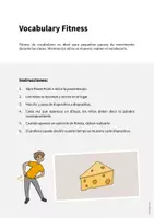 Vista previa - Juegos / Gamificación - Pizza: Vocabulary Fitness (Fitness de vocabulario) - página 1