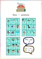 Vorschau - Spiele - Actions & Verbs: Pantomime (Wortschatz / Spiel) - Englisch - Kl. 3/4 - Deckblatt