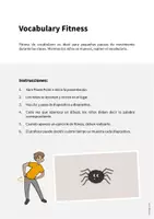 Vista previa - Juegos / Gamificación - Halloween: Vocabulary Fitness (Fitness de vocabulario) - página 1