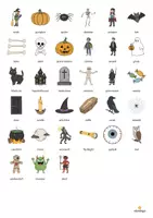 Vista previa - Juegos / Gamificación - Halloween: Vocabulary Fitness (Fitness de vocabulario) - página 2