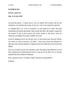 Vorschau - Prüfungsvorbereitung - La mode: Mustertext entrée de blog (Niveau A1-A2) - Deckblatt