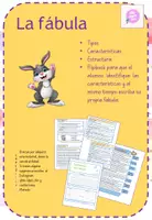 Vista previa - Hojas de trabajo - ANALICEMOS UNA FÁBULA - Portada