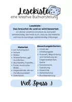 Vorschau - Unterrichtsreihen - Lesekisten gestalten - universell einsetzbar - Seite 2