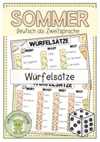 Vorschau - Fördermaterial/Inklusion - SOMMER Würfelsätze - Deckblatt