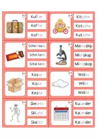 Vorschau - Arbeitsblätter - Klammerkarten Wörter lesen Buchstabe K - Seite 2