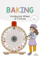 Vista previa - Juegos / Gamificación - Baking / Hornear: Vocabulary Wheel of Fortune (Rueda de la suerte para la clase de inglés) - Portada