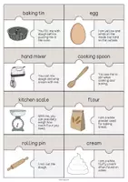 Vista previa - Juegos / Gamificación - Baking / Hornear: Puzzle (Rompecabezas para la clase de inglés) - página 2