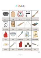Vista previa - Juegos / Gamificación - Baking / Hornear: Bingo (Juego para la clase de inglés) - página 2