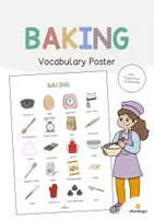 Vista previa - Manualidades / Dibujos para colorear - BAKING: Paquete XXL de materiales para la clase de inglés (Hornear) - página 1