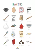 Vista previa - Manualidades / Dibujos para colorear - BAKING: Paquete XXL de materiales para la clase de inglés (Hornear) - página 3