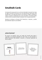 Vista previa - Tarjetas / Manipulativos - Baking / Hornear: Smalltalk Cards (Tarjetas de conversación) - página 1