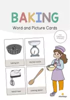 Vista previa - Decoración del aula - Baking / Hornear: Word and Picture Cards (Tarjetas con imágenes para la clase de inglés) - Portada
