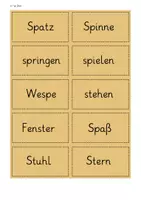 Vorschau - Spiele - Blitzlesen - Wörter - Seite 1