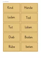 Vorschau - Spiele - Blitzlesen - Wörter - Seite 2